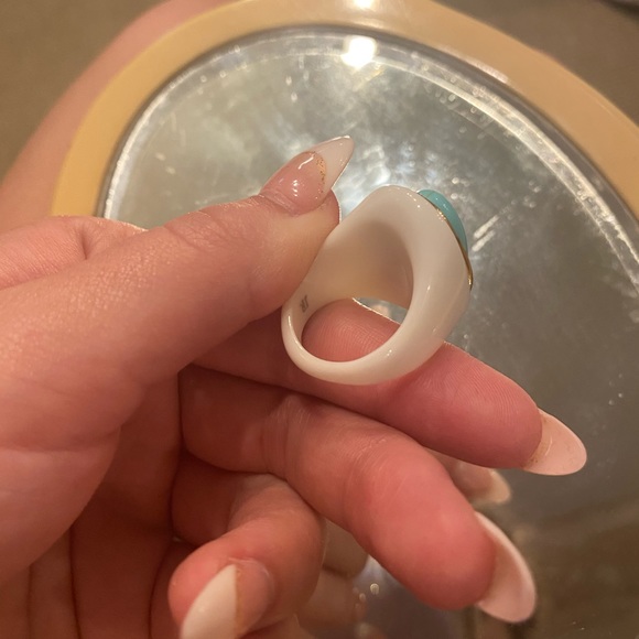 Vintage turquoise and gold ring - Picture 3 of 5